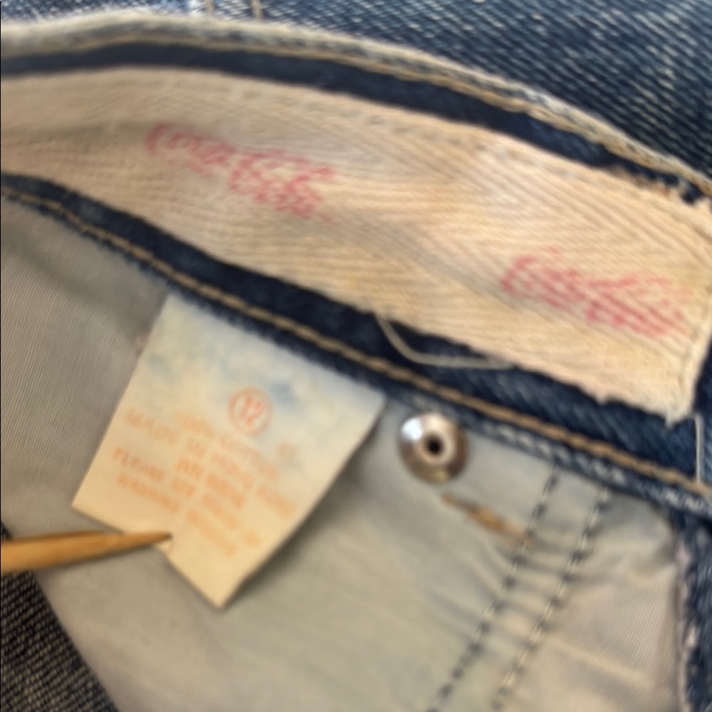 Vintage RARE High Rise Coca Cola Jeans - Picture 7 of 16